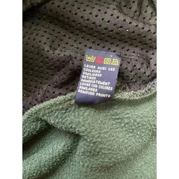 Vintage 90s Tommy Hilfiger Quarter Zip Fleece Pullover Logo Jacket Sz XL FLAW - Picture 13 of 13